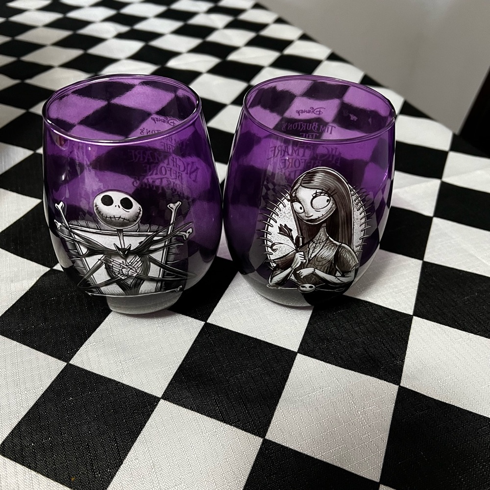 Disney Purple Nightmare Before Christmas Glasses